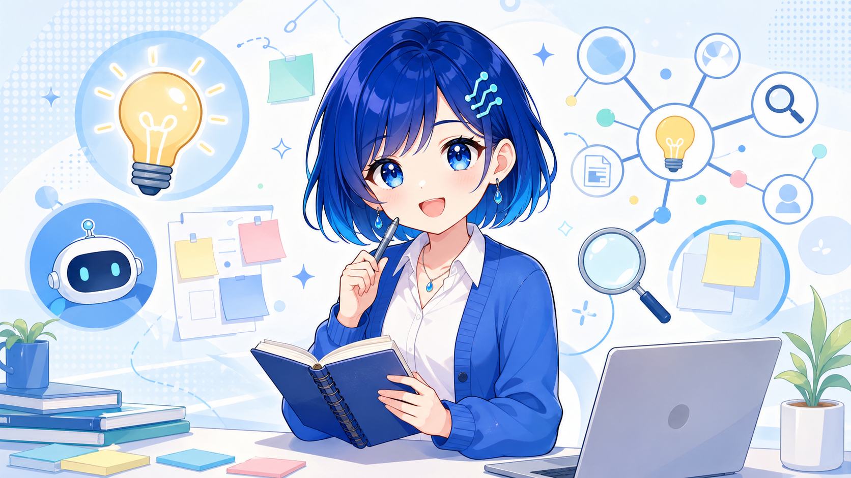 AIを使ってブログ記事ネタを見つける方法のアイキャッチ