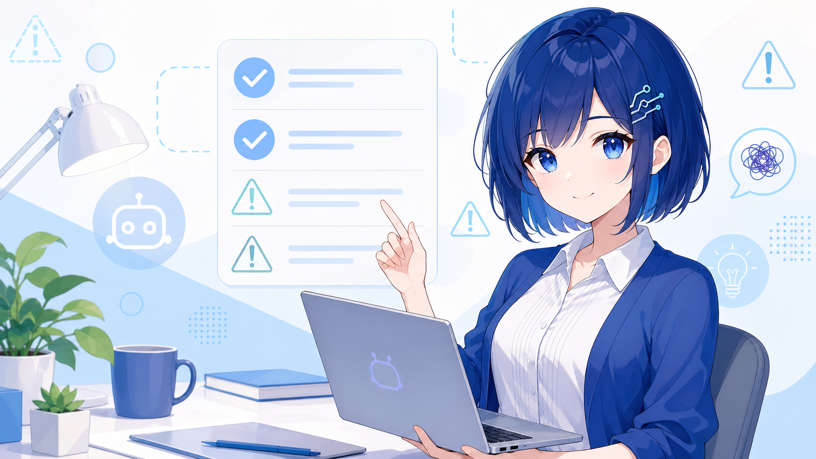 AI副業で失敗しやすいパターンと注意点を解説するアイキャッチ